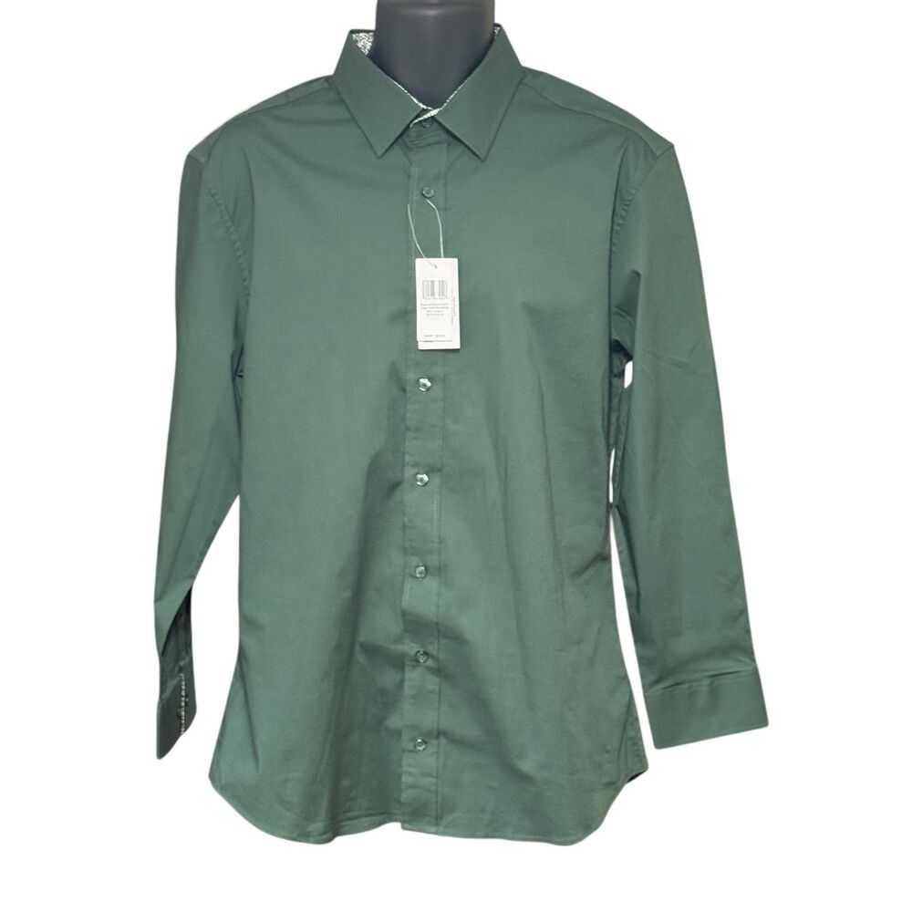 Nick Graham Everywhere Mens Performance Stretch Long-Sleeve Shirt 16-16.5 32-33